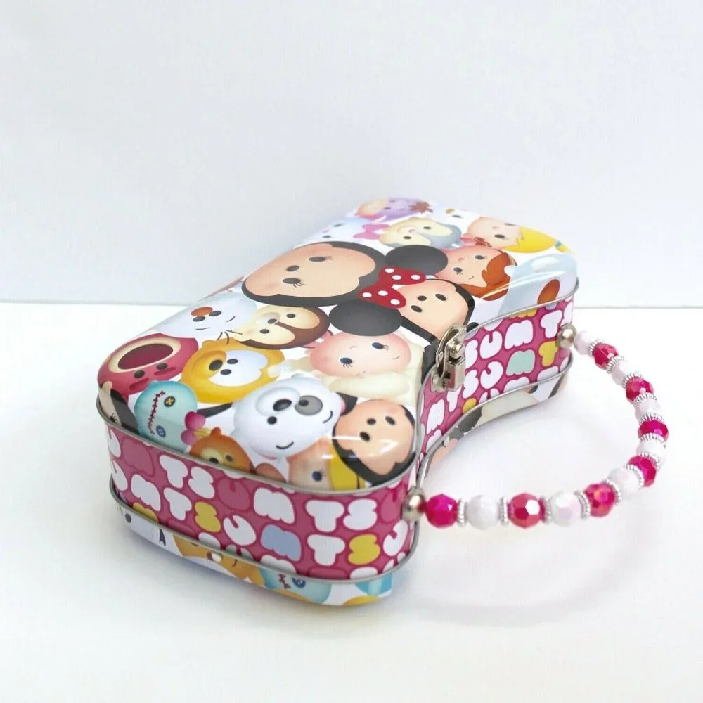 Disney tsum tsum Character Print Tin Purse Handbag